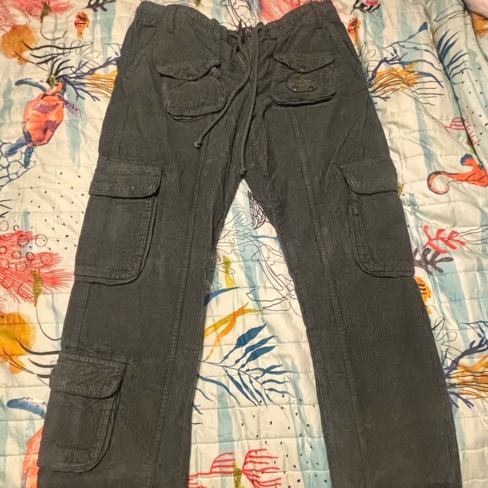 Free People corduroy cargos